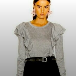 Veronica Beard   Ruffle Long Sleeve